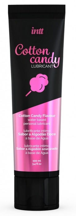 Интимный гель на водной основе Cotton Candy Lubricant - 100 мл. - INTT - купить с доставкой в Курске