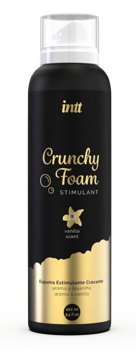 Пенка для массажа Crunchy Foam Stimulant Vanilla - 100 мл. - INTT - купить с доставкой в Курске