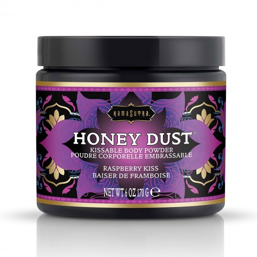 Пудра для тела Honey Dust Body Powder с ароматом малины - 170 гр. - Kama Sutra - купить с доставкой в Курске
