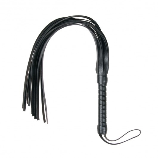 Черный флоггер Flogger Whip - 46 см. - Easy toys - купить с доставкой в Курске