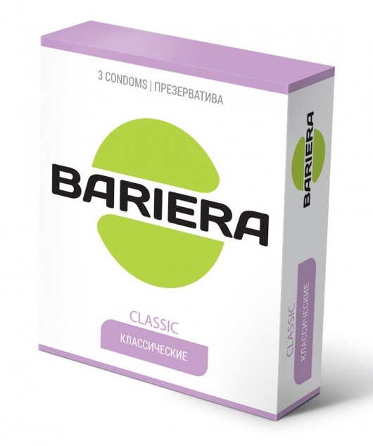 Классические презервативы Bariera Classic - 3 шт. - Bariera - купить с доставкой в Курске