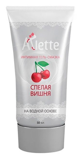 Интимная гель-смазка на водной основе Arlette  Спелая вишня  - 50 мл. - Arlette - купить с доставкой в Курске