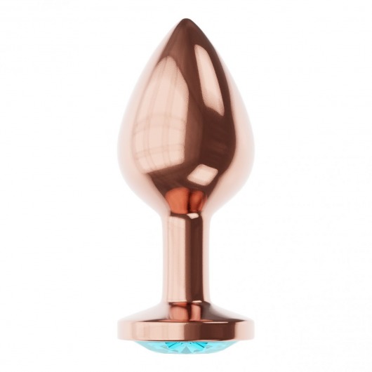 Пробка цвета розового золота с малиновым кристаллом Diamond Topaz Shine L - 8,3 см. - Lola Games - купить с доставкой в Курске
