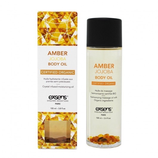 Органическое массажное масло AMBER JOJOBA - 100 мл. - Exsens - купить с доставкой в Курске