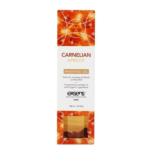 Органическое массажное масло CARNELIAN APRICOT - 100 мл. - Exsens - купить с доставкой в Курске