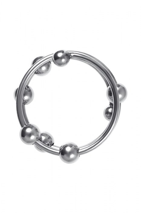 Большое металлическое кольцо под головку пениса - ToyFa - купить с доставкой в Курске