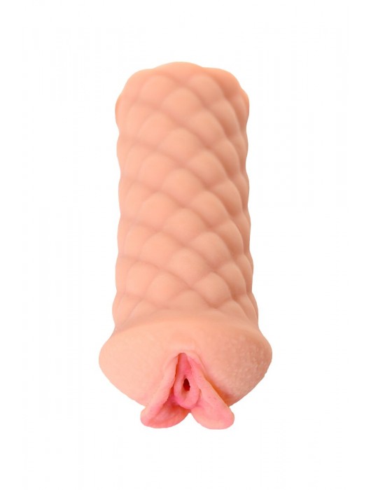 Телесный мастурбатор-вагина Elegance.002 с вибрацией - KOKOS - в Курске купить с доставкой