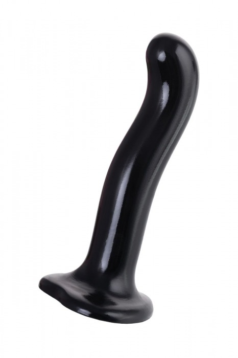 Черный стимулятор для пар P G-Spot Dildo Size M - 18 см. - Strap-on-me - в Курске купить с доставкой