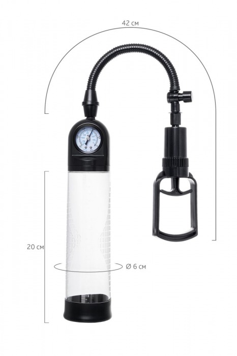 Прозрачная механическая помпа Helmer с манометром - Sexus - в Курске купить с доставкой