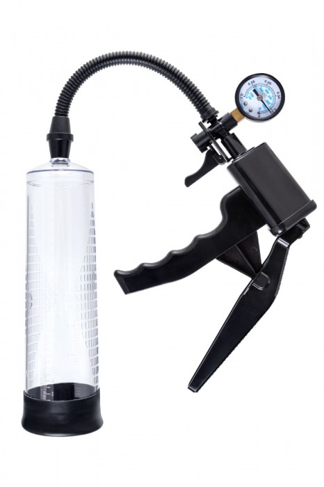 Прозрачная механическая помпа для пениса Viggo - Sexus - в Курске купить с доставкой