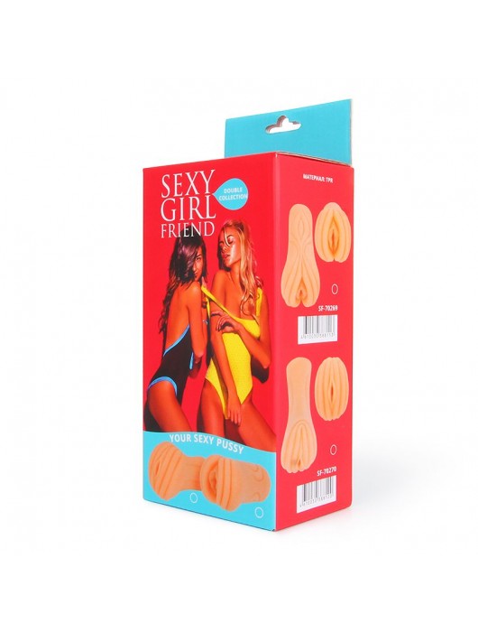 Телесный мастурбатор-вагина со складками на входе - Bior toys - в Курске купить с доставкой