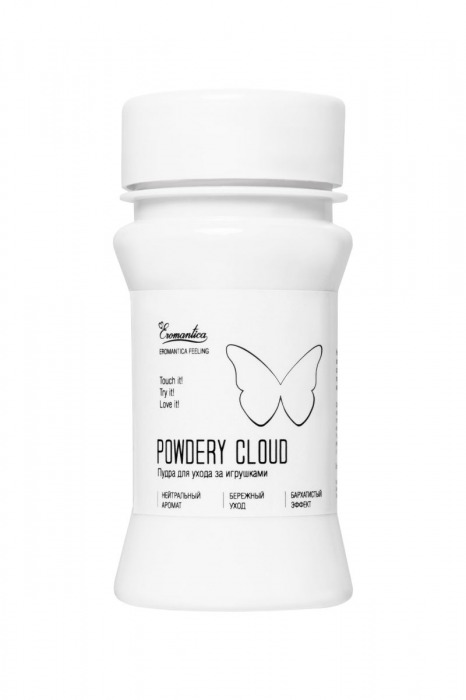 Пудра для ухода за игрушками Powdery Cloud с нейтральным ароматом - 40 гр. - Eromantica - купить с доставкой в Курске