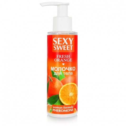 Молочко для тела с феромонами и ароматом апельсина Sexy Sweet Fresh Orange - 150 гр. -  - Магазин феромонов в Курске