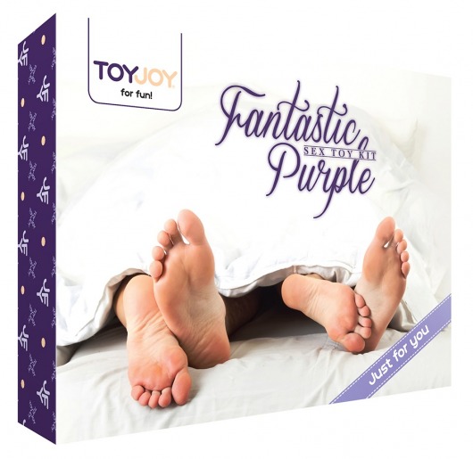 Эротический набор FANTASTIC PURPLE SEX TOY KIT - Toy Joy - купить с доставкой в Курске