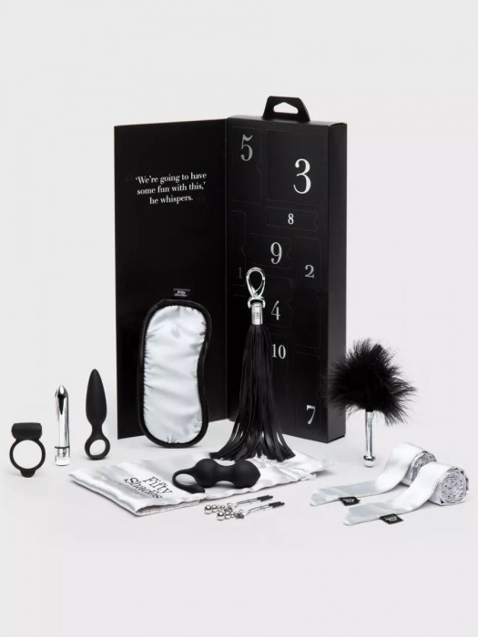 Эротический набор Pleasure Overload 10 Days of Play Gift Set - Fifty Shades of Grey - купить с доставкой в Курске