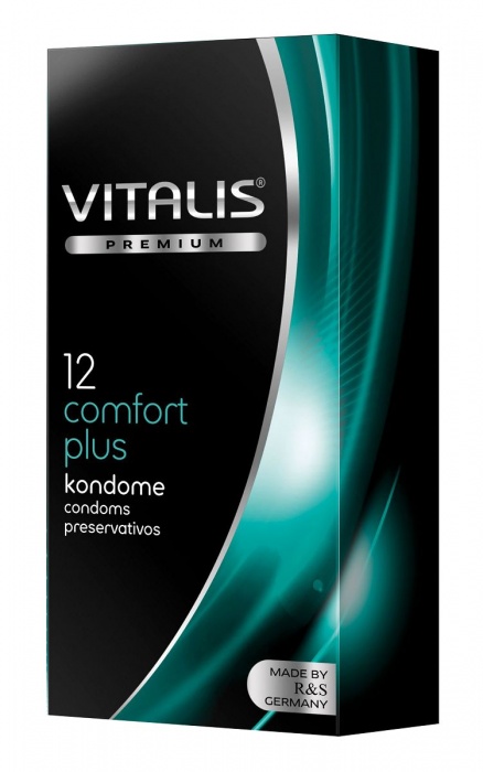 Контурные презервативы VITALIS PREMIUM comfort plus - 12 шт. - Vitalis - купить с доставкой в Курске