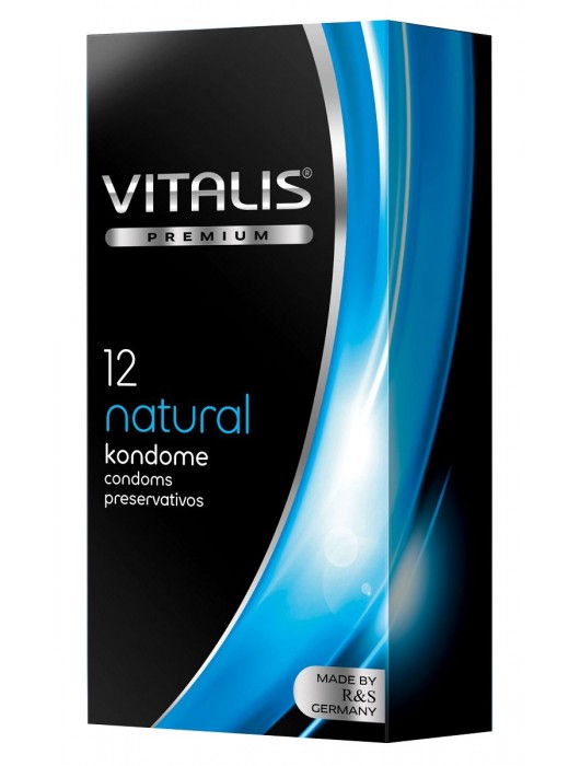 Классические презервативы VITALIS PREMIUM natural - 12 шт. - Vitalis - купить с доставкой в Курске