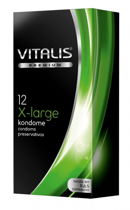 Презервативы увеличенного размера VITALIS PREMIUM x-large - 12 шт. - Vitalis - купить с доставкой в Курске