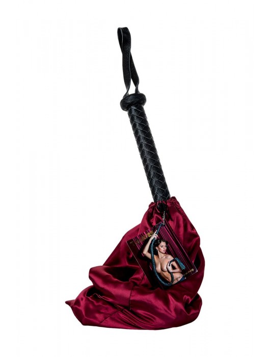 Длинный кожаный кнут с хлопушками на конце - ToyFa - купить с доставкой в Курске