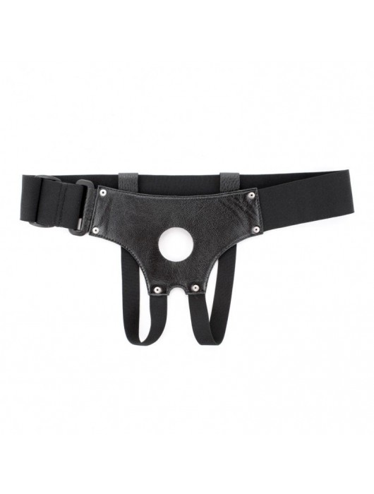 Универсальные черные трусики для страпона - БДСМ Арсенал - купить с доставкой в Курске