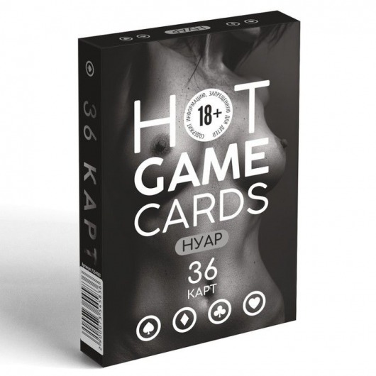 Игральные карты HOT GAME CARDS НУАР - 36 шт. - Сима-Ленд - купить с доставкой в Курске