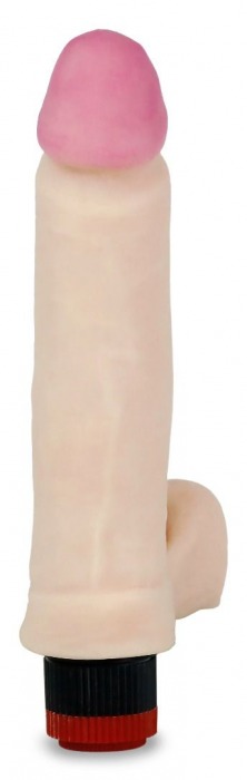 Телесный вибратор-реалистик из неоскин - 23 см. - LOVETOY (А-Полимер)