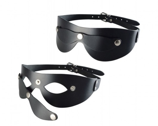 Черная кожаная маска  Новичок - Sitabella - купить с доставкой в Курске