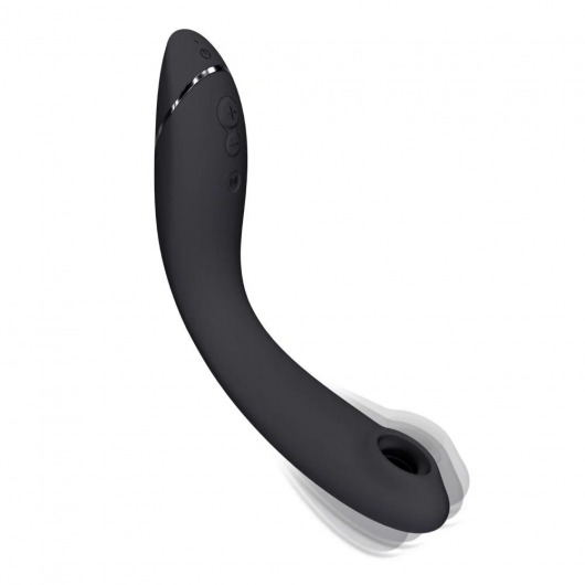 Темно-серый стимулятор G-точки Womanizer OG c технологией Pleasure Air и вибрацией - 17,7 см. - Womanizer купить в Курске с доставкой в Orgasmix.ru Темно-серый стимулятор G-точки Womanizer OG c технологией Pleasure Air и вибрацией - 17,7 см. - Womanizer
