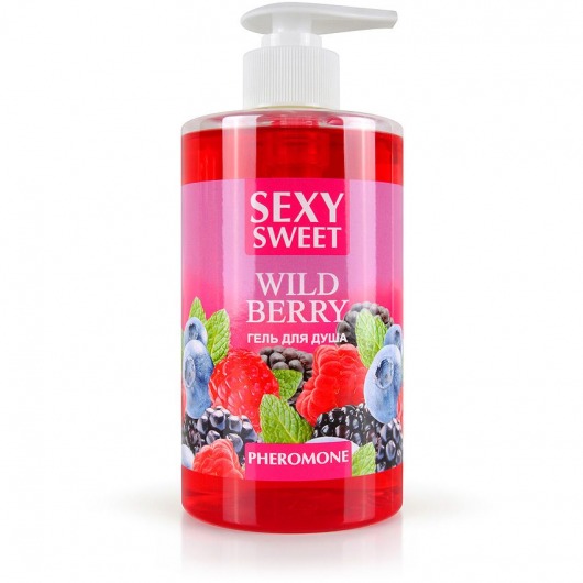 Гель для душа Sexy Sweet Wild Berry с ароматом лесных ягод и феромонами - 430 мл. -  - Магазин феромонов в Курске