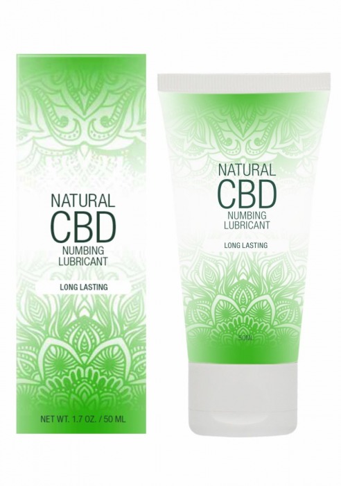 Лубрикант с пролонгирующим эффектом Natural CBD Numbing Lubricant - 50 мл. - Shots Media BV - купить с доставкой в Курске