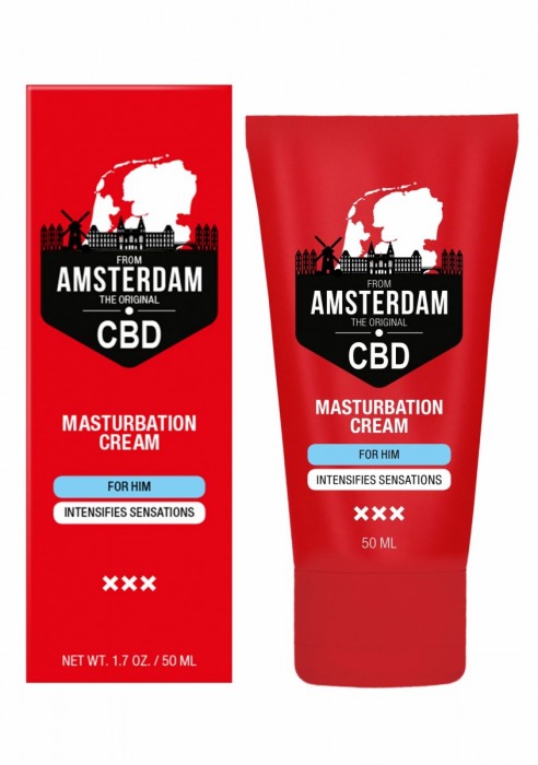 Крем для мастурбации для мужчин CBD from Amsterdam Masturbation Cream For Him - 50 мл. - Shots Media BV - купить с доставкой в Курске