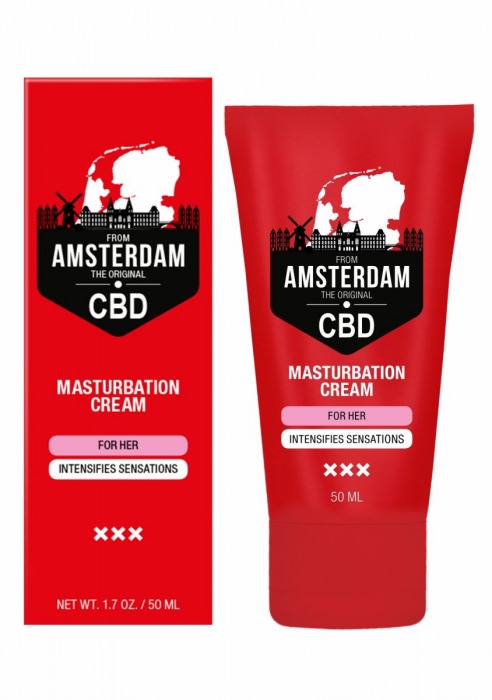 Крем для мастурбации для женщин CBD from Amsterdam Masturbation Cream For Her - 50 мл. - Shots Media BV - купить с доставкой в Курске