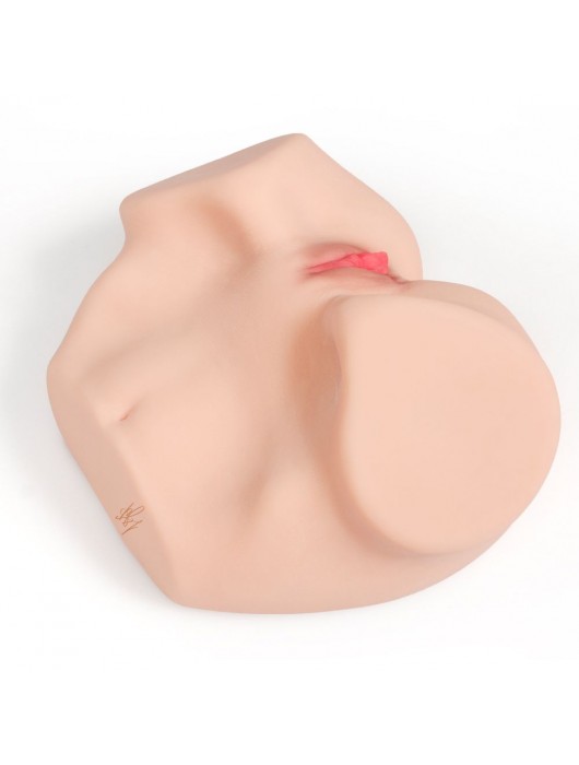 Телесный мастурбатор-полуторс Maria Onehole Real Vagina с двойным слоем материала - KOKOS - в Курске купить с доставкой