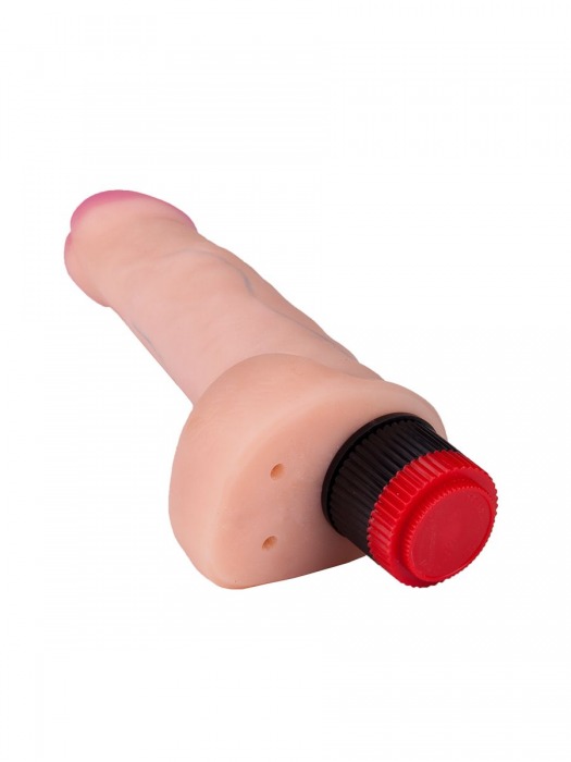 Реалистичный вибратор ART-Style №7 с мошонкой - 17,5 см. - Art-Style купить в Курске с доставкой в Orgasmix.ru Реалистичный вибратор ART-Style №7 с мошонкой - 17,5 см. - Art-Style