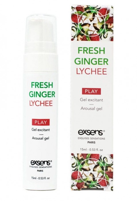 Возбуждающий гель Fresh Ginger Lychee Arousal Gel - 15 мл. - Exsens - купить с доставкой в Курске