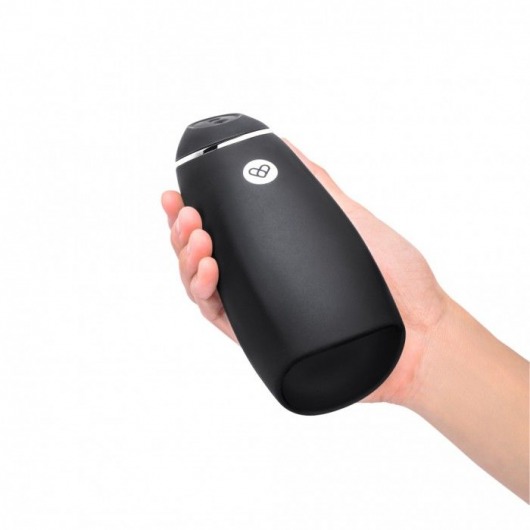 Черный перезаряжаемый мастурбатор для мужчин Pink Vibe - Pink Vibe - в Курске купить с доставкой