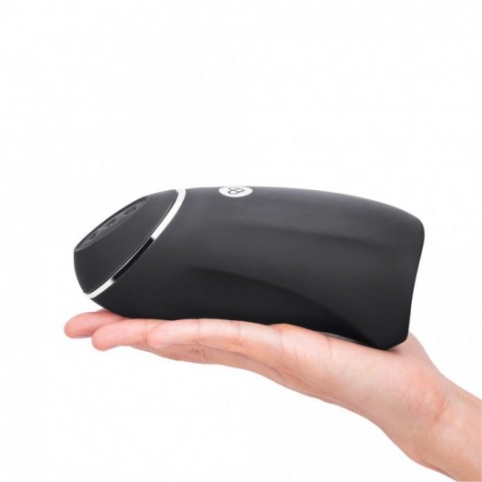 Черный перезаряжаемый мастурбатор для мужчин Pink Vibe - Pink Vibe - в Курске купить с доставкой