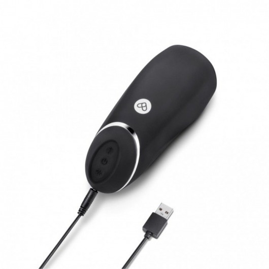 Черный перезаряжаемый мастурбатор для мужчин Pink Vibe - Pink Vibe - в Курске купить с доставкой