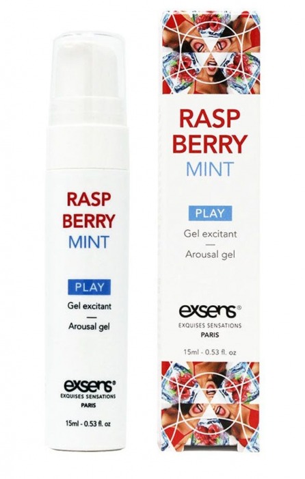 Возбуждающий гель Raspberry Mint с ароматом малины и мяты - 15 мл. - Exsens - купить с доставкой в Курске