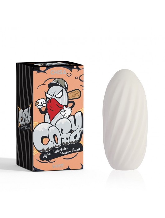 Белый мастурбатор Alpha Masturbator Pleasure Pocket - Chisa - в Курске купить с доставкой