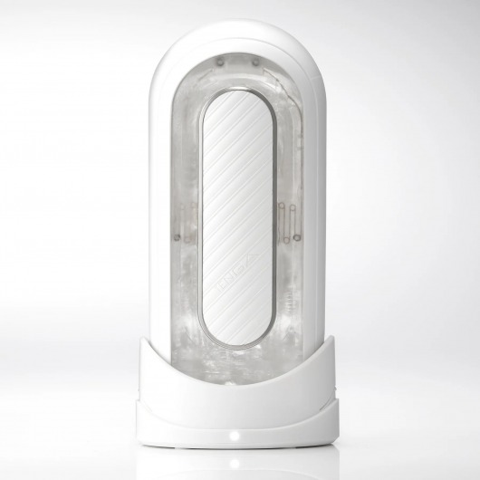 Белый мастурбатор Tenga Flip Zero Gravity с вибрацией - Tenga - в Курске купить с доставкой