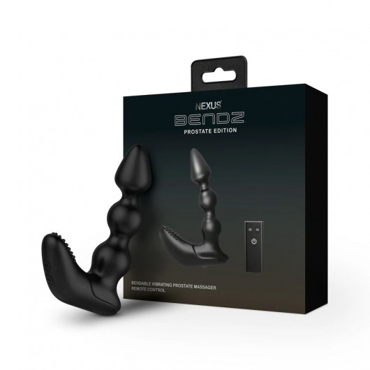 Черный вибростимулятор Nexus Bendz Prostate Edition - 14,1 см. - Nexus Range - в Курске купить с доставкой