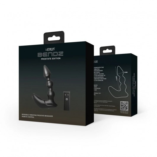 Черный вибростимулятор Nexus Bendz Prostate Edition - 14,1 см. - Nexus Range - в Курске купить с доставкой