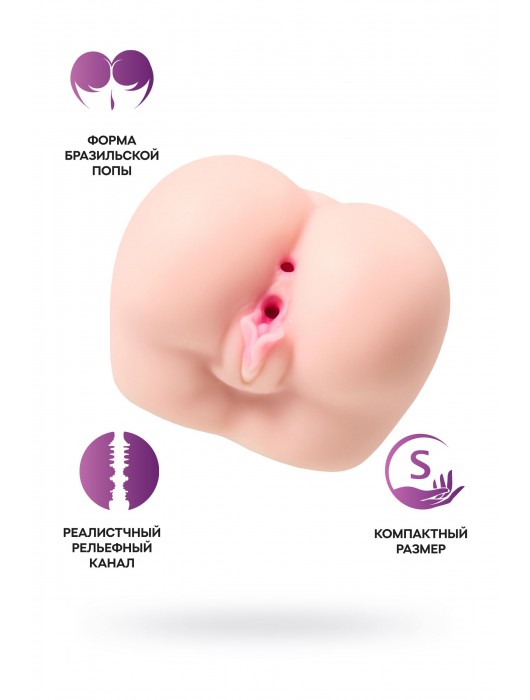 Реалистичный мастурбатор Paula с 2 любовными тоннелями - ToyFa - в Курске купить с доставкой