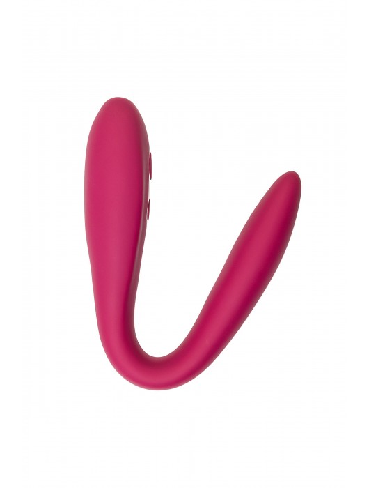 Бордовый многофункциональный вибратор Caberna - ToyFa