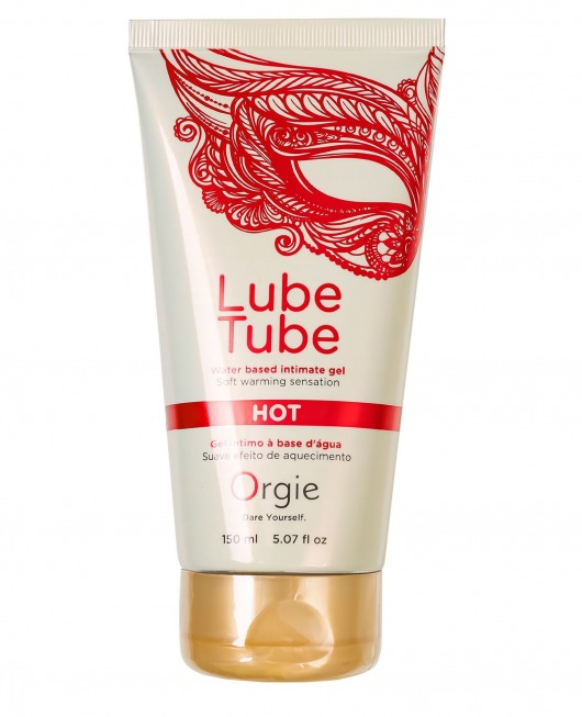 Интимный гель на водной основе Lube Tube Hot с разогревающим эффектом - 150 мл. - ORGIE - купить с доставкой в Курске