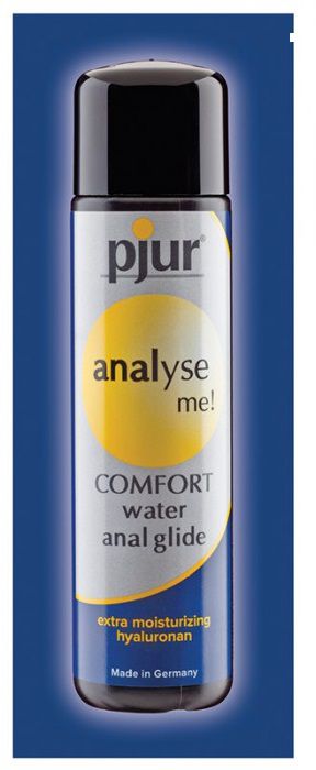 Анальный лубрикант pjur ANALYSE ME Comfort Water Anal Glide - 2 мл. - Pjur - купить с доставкой в Курске