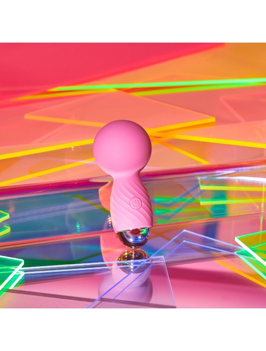 Розовый мини-wand вибратор Itsy Bitsy Mini Wand Vibrator - Love to Love