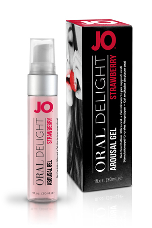 Клубничный лубрикант для оральных ласк Oral Delight Strawberry Sensation - 30 мл. - System JO - купить с доставкой в Курске