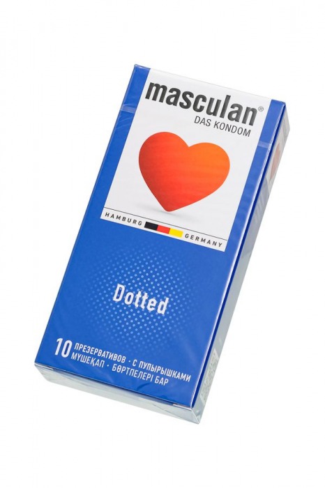 Презервативы с пупырышками Masculan Dotted - 10 шт. - Masculan - купить с доставкой в Курске